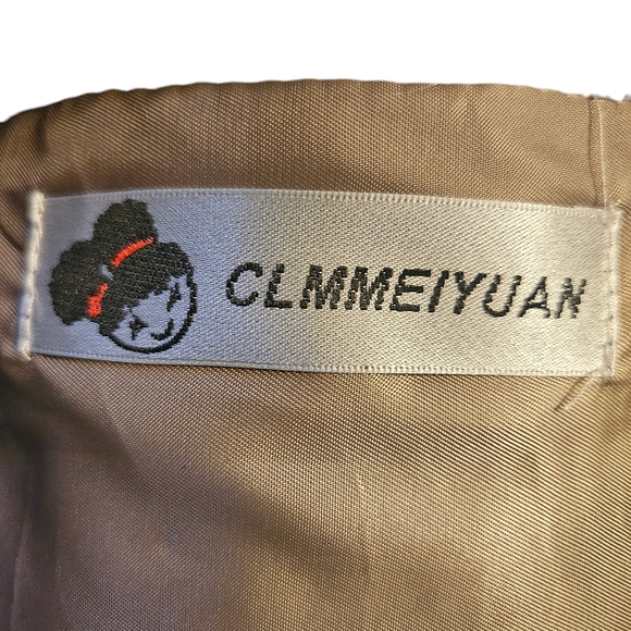 Cape S/M Cropped Short Stole Shawl Fuax Fur Golden Tan Mobwife New Years Party - Picture 12 of 12